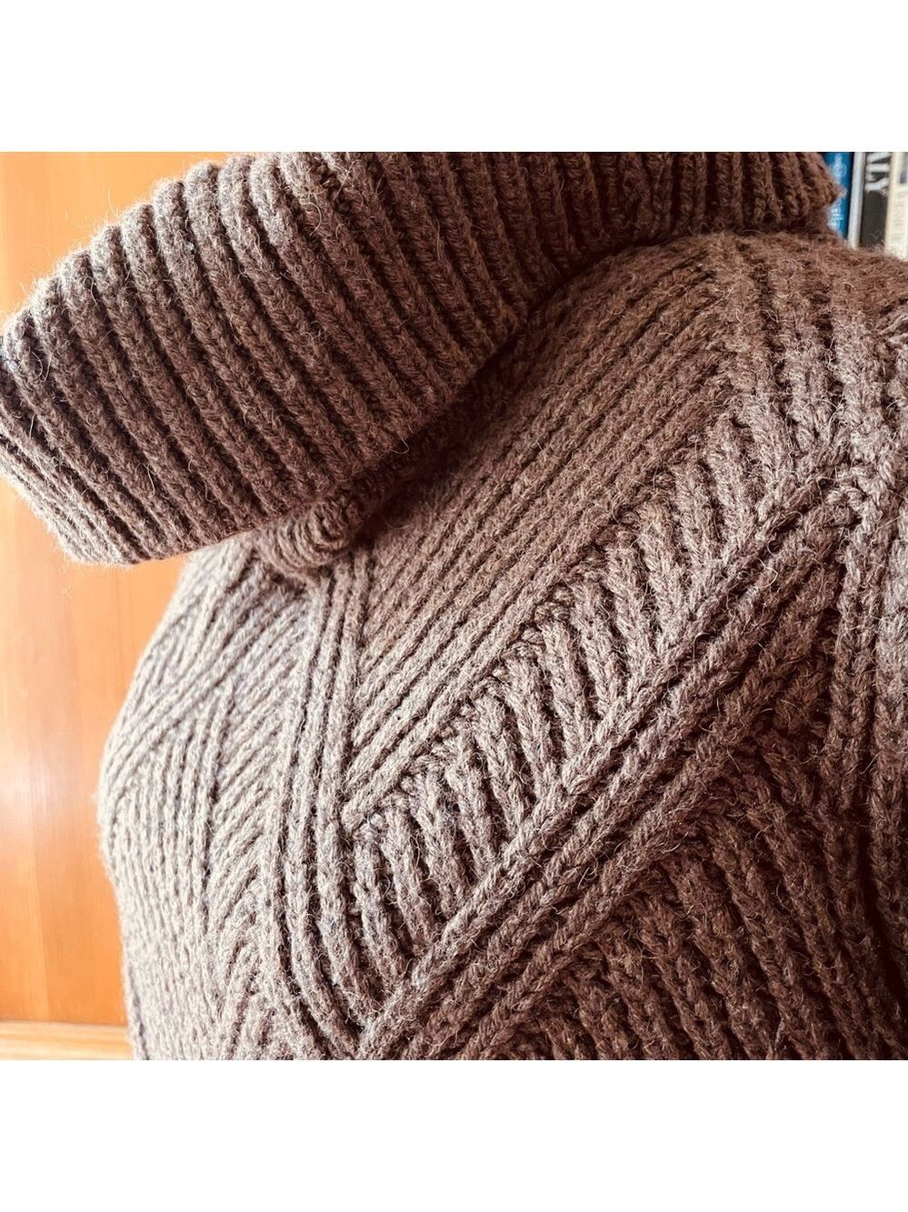 AUTHENTIC Hermes Elegant Tan Cowl Neck Sweater - Camel Hair - NWT - Picture 3 of 11